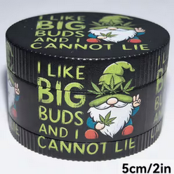 4 Layer Plastic & Metal Big Bud Herb Grinder 50mm